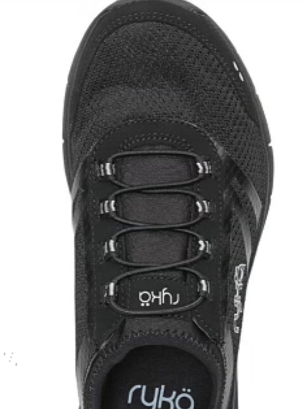EUC RYKA DIVYA jet black sneaker (8.5) KICKS